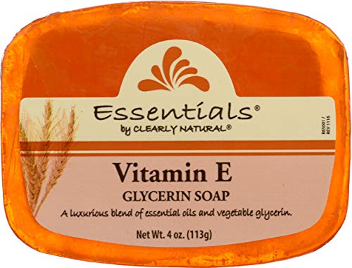 Clearly Natural Essentials Glycerine Soap Bar, Vitamin E, 4 Oz Beauty & Personal Care Clearly Natural