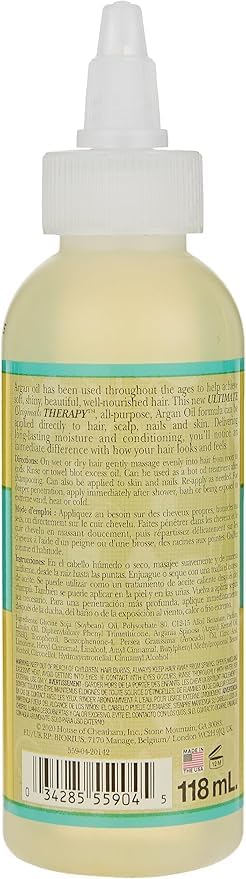 Originals by Africa's Best Therapy Argan Oil Stimulating Growth Oil, Penetrates & Rejuvenates Hair, Scalp, Nails and Skin, All Day Long Moisturizing Beauty & Personal Care Originals by Africa's Best