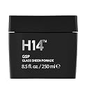 H14 Glass Sheen Pomade for Men 250 mL - Water-Based High Shine Hair Styling Product with Flexible Hold - Lightweight Paste for Texture, Slick Styles Beauty & Personal Care H14