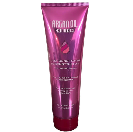 Argan Oil from Morocco Deep Conditioner Reconstructor with Keratin & Silk Protein, 13 fl.oz. (384 ml)