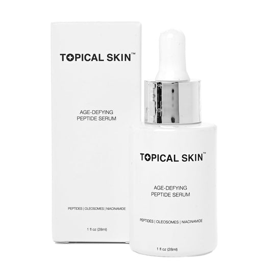 Topical Skin Hydrating Age-defying Peptide Serum Essence with Oleosomes and Anti-Glycation Carnosine, Clean Beauty Cosmeceuticals,1 fl.oz.