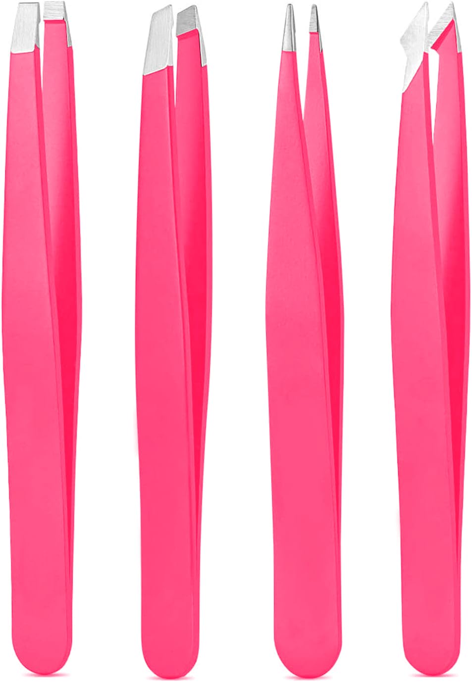 Tweezers Set, High Precision Stainless Steel Eyebrow Tweezers for Facial Hair, Inward Growing Hair and Splinter Remover Kit, Suitable for Women Beauty & Personal Care Derlaier