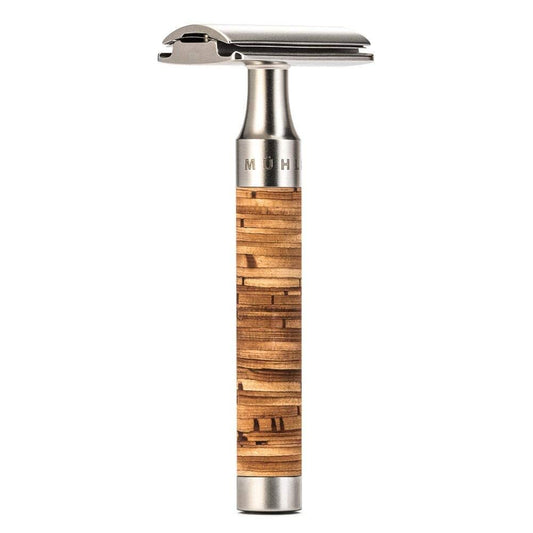MÜHLE Rocca Stainless Steel Birch Bark Safety Razor Beauty and Personal Care MÜHLE