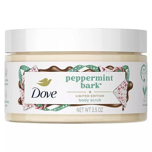 Dove Peppermint Bark Body Scrub - 3.5 oz Exfoliating Scrub, Moisturizing & Smoothing Skin Care Beauty & Personal Care Dove