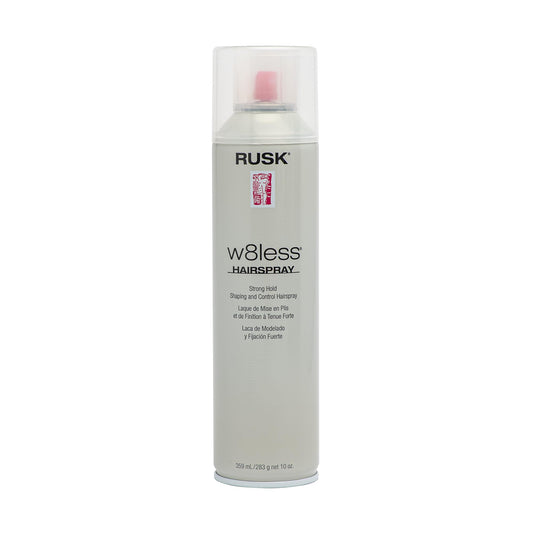 RUSK Designer Collection W8less Strong Hold Shaping and Control Hairspray, Provides Natural, Long-Lasting, Texture and Maximum Shine, 10 oz Beauty & Personal Care RUSK