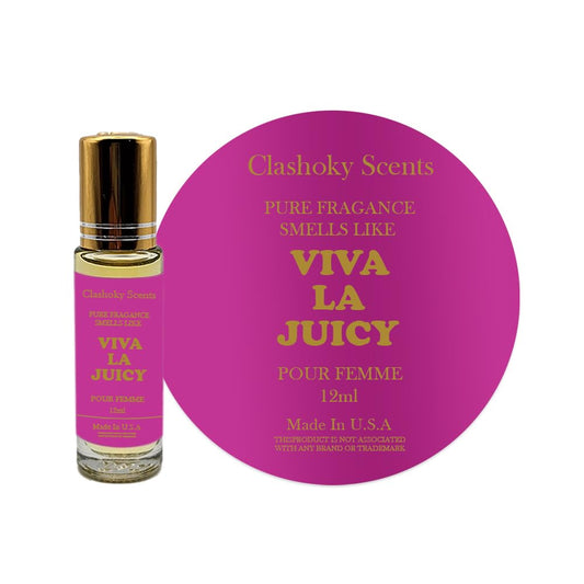 Clashoky Fragrance Perfume Oils Vive la Juicy Perfume Roll On Body Oil for Women (12ml) (Pack of 1) Beauty & Personal Care Clashoky