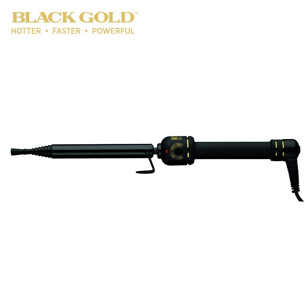 Hot Tools Black Gold Spiral Curling Wand | Creates Defined Waves and Curls (3/4 in) Beauty & Personal Care HOT TOOLS