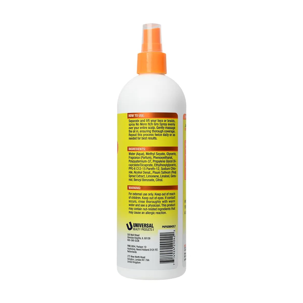 Jamaican Mango & Lime No More Itch Spray - Soothing Scalp Regular Relief for Locs, Braids, Twists & Protective Styles - 16 oz (Pack of 1) Beauty & Personal Care Jamaican Mango & Lime