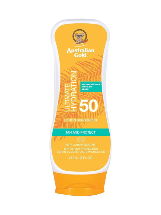 Australian Gold Sunscreen Lotion SPF 50, 8 Ounce | Moisture Max | Infused with Aloe Vera | Broad Spectrum | Water Resistant Beauty & Personal Care Australian Gold