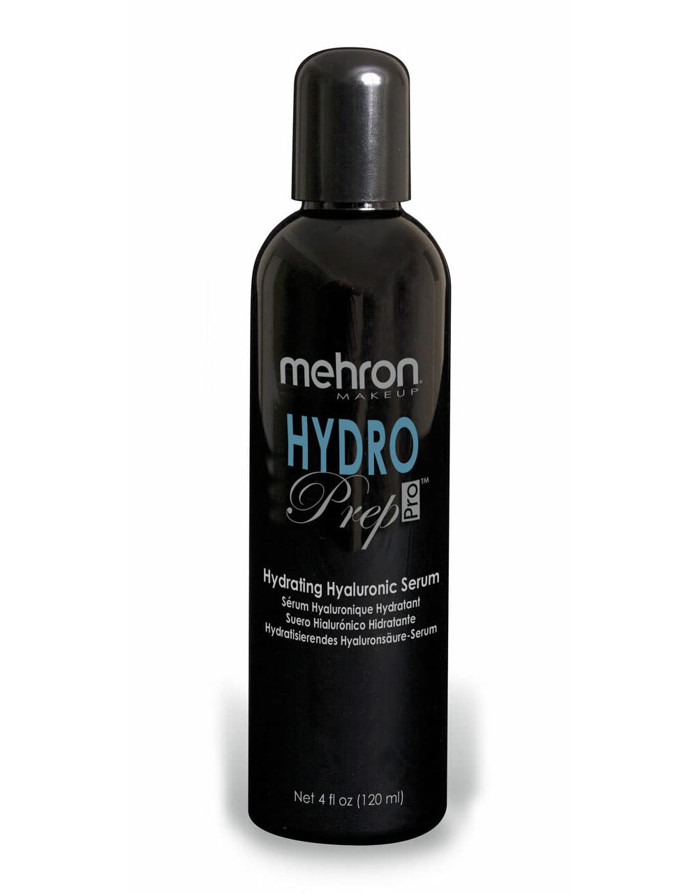 Mehron Hydro Prep Pro Hydrating Hyaluronic Acid Serum| Moisturizing and Hydrating Hyaluronic Face Serum for Face | Gel Makeup Primer 4 fl oz (120 ml) Beauty & Personal Care Mehron