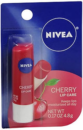 NIVEA Lip Care Balm Cherry - .17 oz, Pack of 2 Beauty & Personal Care NIVEA