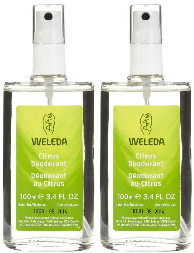 Weleda Refreshing Non-Aerosol Deodorant Spray, Citrus - 3.4 Fl Oz (Pack of 2) Beauty and Personal Care Weleda
