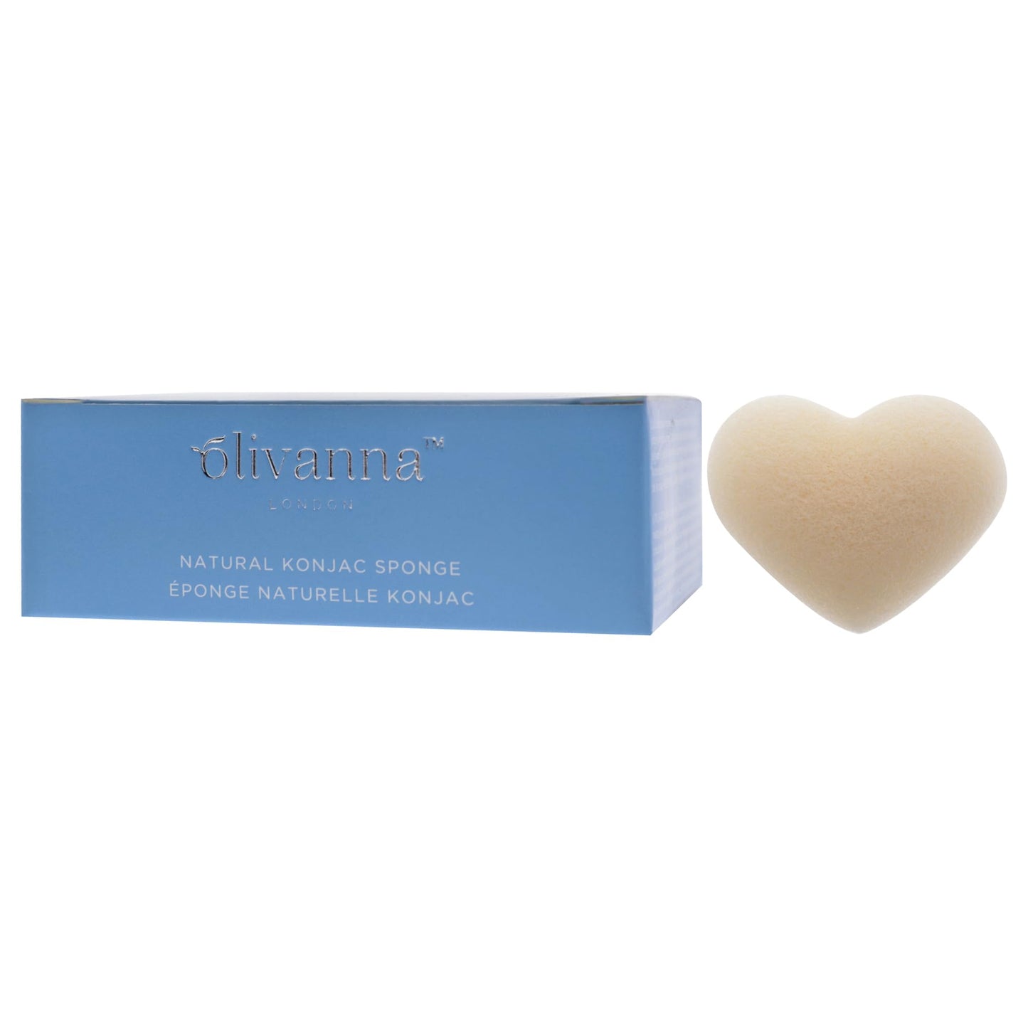 Olivanna Konjac Sponge - Deep Cleansing and Exfoliating Makeup Remover - Face Sponge for Cleansing and Refining Pores - 1 Pc Beauty and Personal Care Olivanna