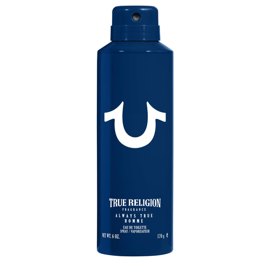 True Religion Always True Homme Body Spray for Men - Body Spray Cologne, EDT, All Over Men's & Boys Mist with Notes of Bergamot, Rosemary & Musk Beauty & Personal Care True Religion