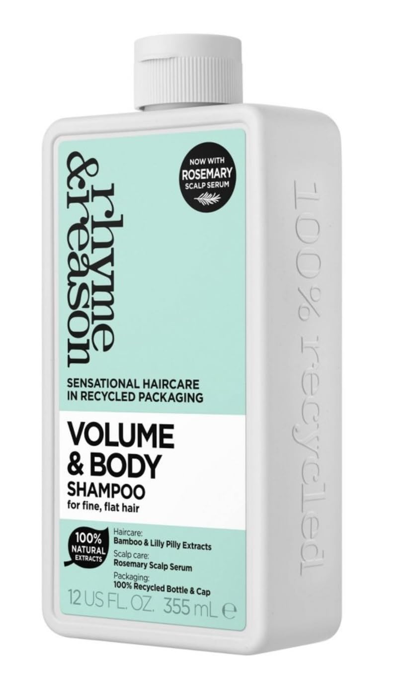 Rhyme & Reason 12 fl oz VOLUME & BODY Shampoo and Conditoner Set For Fine, Flat Hair Beauty & Personal Care Rhyme & Reason