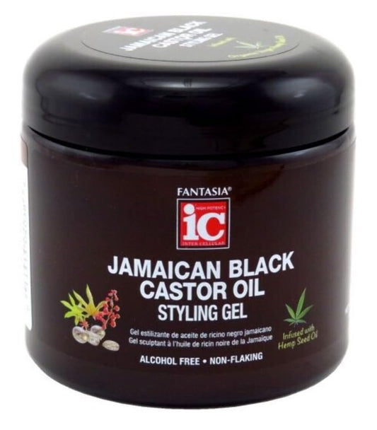 Fantasia Jamaican Black Castor Oil Styling Gel, 16 Ounce Jar Beauty & Personal Care Fantasia