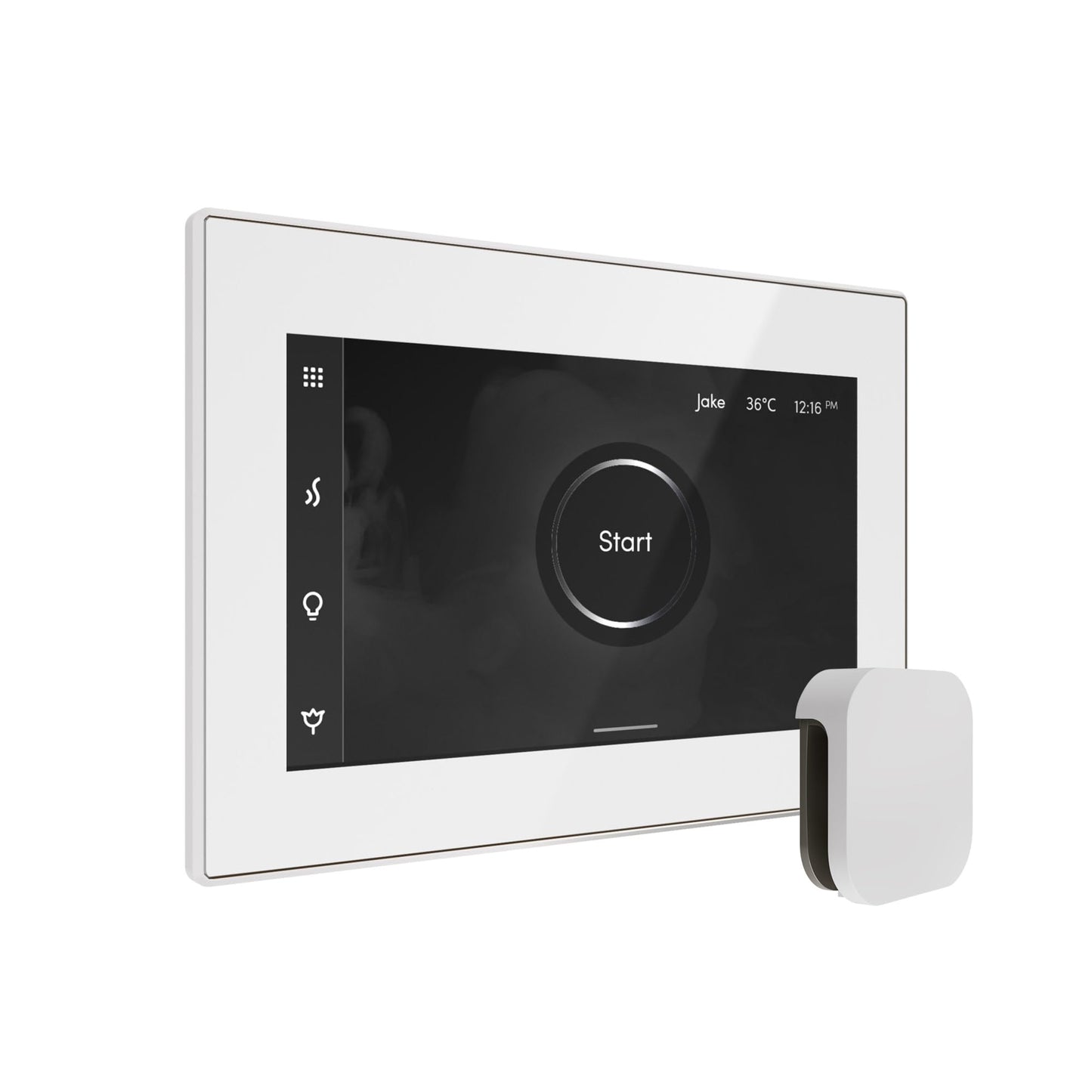 Mr Steam iSteamX Steam Shower Control and Steamhead in Black White Beauty and Personal Care Mr. Steam