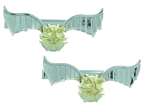 Harry Potter Quidditch Golden Snitch Hair Clips Accessories Beauty & Personal Care Seven Times Six