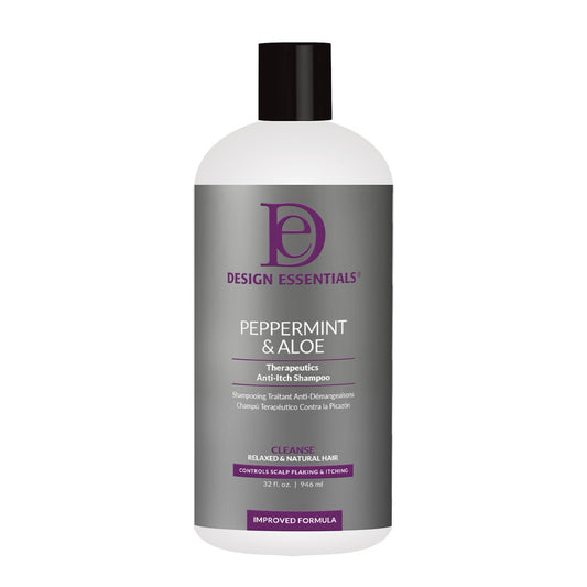 Design Essentials Peppermint & Aloe Therapeutics AntiItch Shampoo Control Scalp Flaking & Itching, 32 Fl Oz Beauty & Personal Care Design Essentials