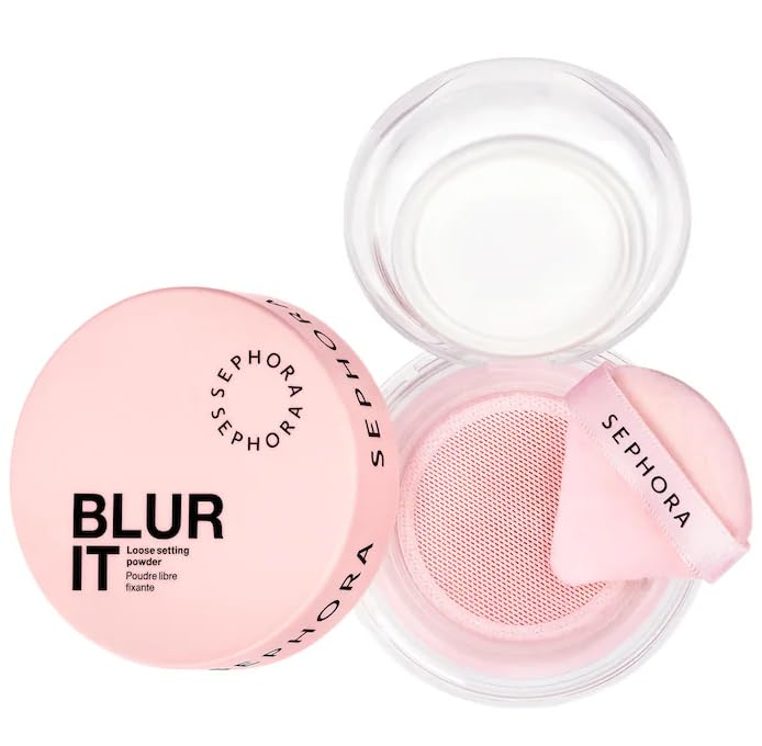 SEPHORA COLLECTION Blur It Loose Setting Powder - 01 Brightening Pink (for fair to light w/pink undertones) 0.26 oz/7.5 g Beauty & Personal Care SEPHORA
