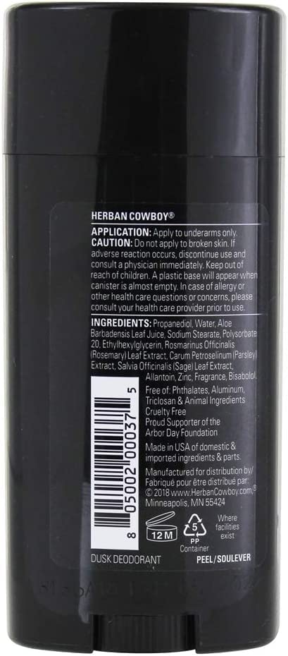 Herban cowboy DUSK deodorant 3-pack Beauty and Personal Care Herban Cowboy