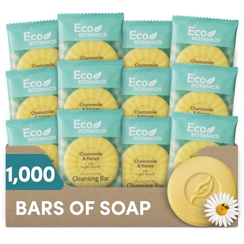 Eco Botanics Travel Size Hotel Body Bar 1000 Count 0.5 oz Bottles Guest Amenities for Hotels Vacation Rentals and Short Term Rentals Paraben Free Beauty & Personal Care Eco Botanics