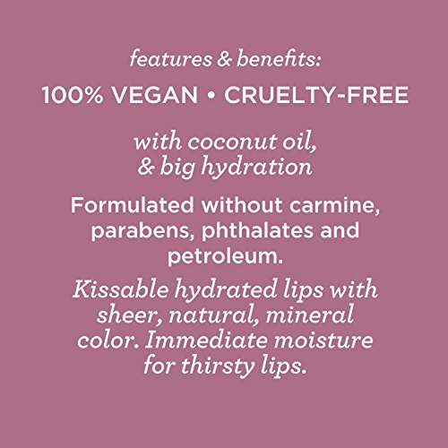 Pacifica Tinted Lip Balm - Color Quench Hydrating Flavored Pink Lip Balm - Guava Berry Flavor - Clear -w/Coconut Oil & Cocoa Butter Natural Clean Beauty & Personal Care Pacifica
