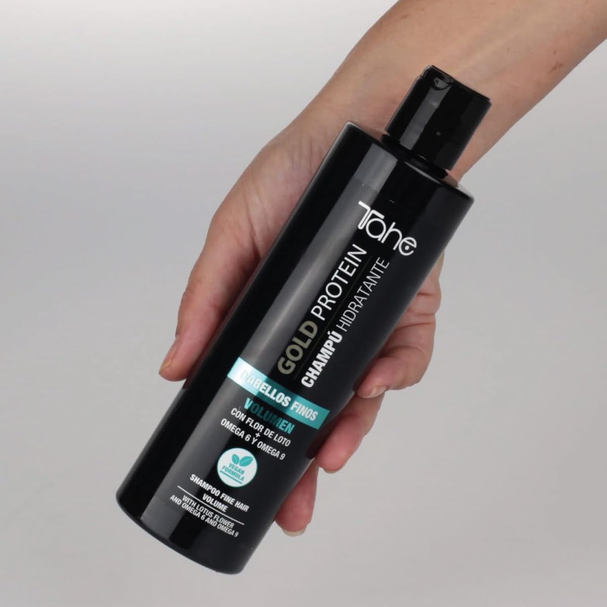 Tahe Gold Protein for Fine Hair Small Kit - Shampoo 300ml + Styling Cream 100ml Beauty & Personal Care Tahe