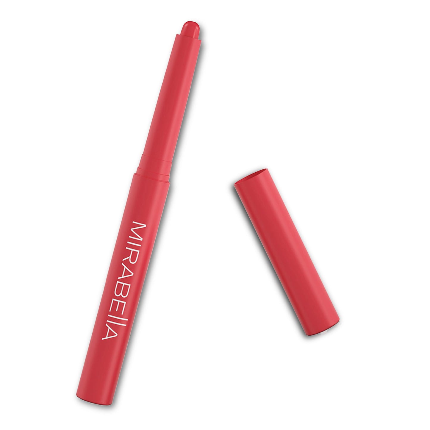 Mirabella - Velvet Matte Lip Crayon, Retractable Highly-Pigmented 2-in-1 Makeup, Long-Lasting Hydrating Lipstick Crayon + Lip Liner, Moisturizing Beauty & Personal Care Mirabella