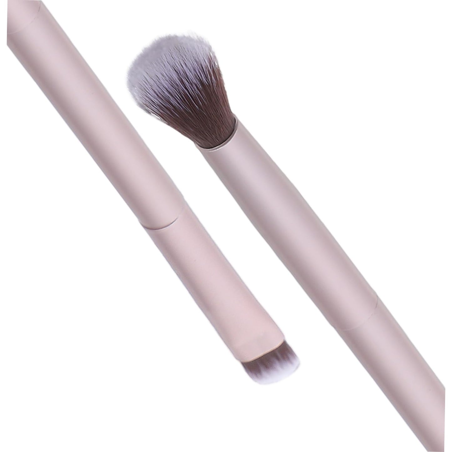 Double Ended Eyebrow Eyeshadow Brush Foundation Makeup Cosmetic Tool (Shallow Matted Gold) Beauty & Personal Care Lurrose