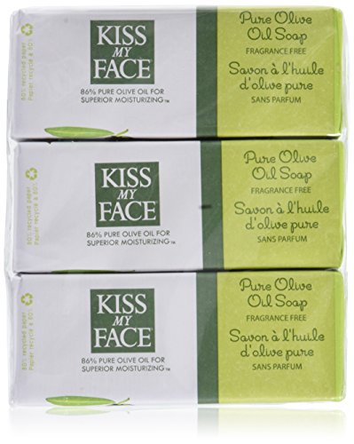 Kiss My Face Bar Soap, Pure Olive Oil, (8 OZ, Pack of 6) Beauty & Personal Care Kiss My Face