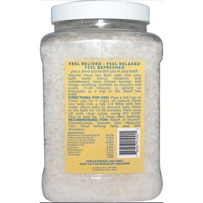 Sea Minerals Mineral Bath From The Dead Sea - 48 oz Beauty and Personal Care Sea Minerals