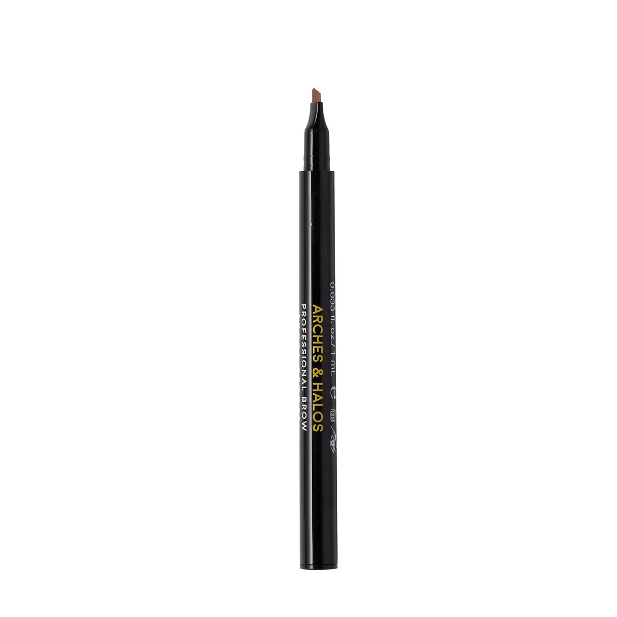 Arches & Halos Microblading Brow Shaping Pen - Fuller, More Defined Brow - Long-lasting, Smudge Resistant, Rich Color - Vegan and Cruelty Free Makeup