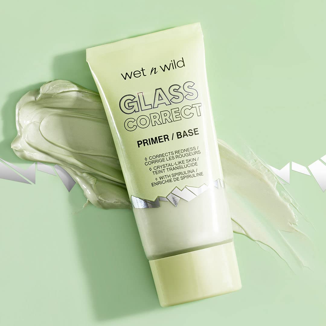 wet n wild Prime Focus Glass Skin Correct Primer Bright Crystal Finish, Green, 0.91 Fl Oz Beauty & Personal Care wet n wild