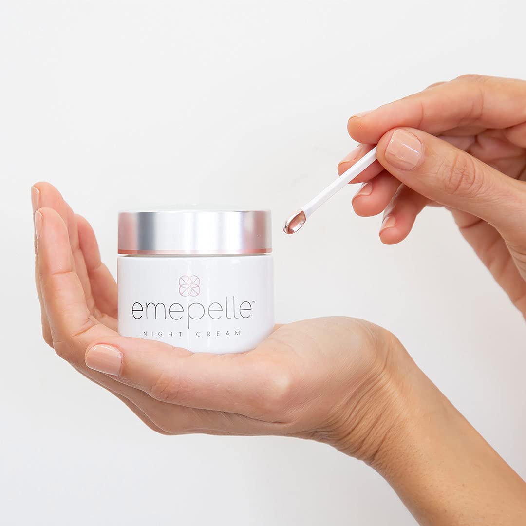 Emepelle Night Cream with MEP Technology, Retinol and Peptide Moisturizer Repair Cream for Aging Skin with Emollients and Humectants, 1.7 Oz Beauty & Personal Care Emepelle