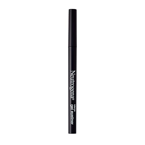 Neutrogena Intense Gel Eyeliner, Eye Makeup with Antioxidant Vitamin E, Bold Precision Eyeliner, Smudge- and Water-Resistant, Jet Black, 0.004 oz Beauty & Personal Care Neutrogena