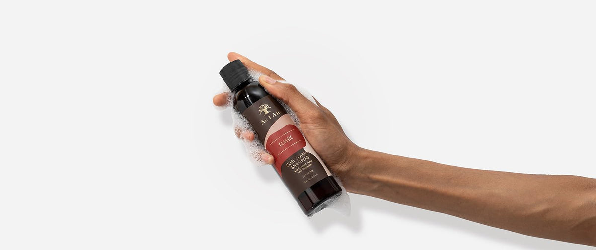 As I Am Curl Clarity Shampoo - 8 ounce - with Coconut, Amla & Tangerine - Gently Cleanses Curly Hair - Vegan & Cruelty Free - Sulphate Free - Parabens