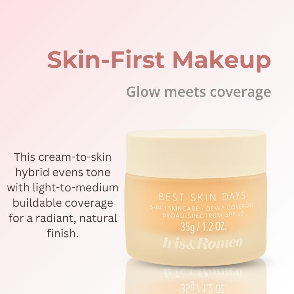 IRIS&ROMEO Best Skin Days SPF30 Tinted Moisturizer with Vitamin C + Hyaluronic Acid - 5 - Light Medium with Warm-Neutral Undertones