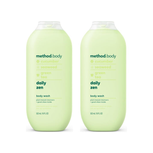 Method Body Wash, Daily Zen, 18 Ounce (Pack of 2) Beauty & Personal Care Method