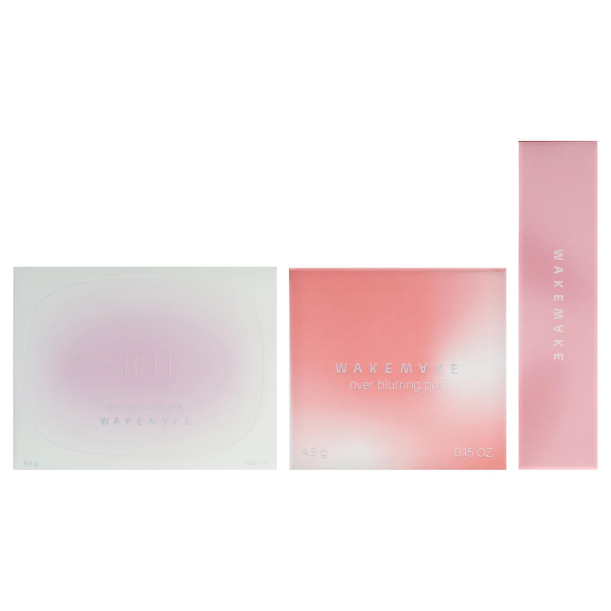 Wakemake Kit by Wakemake for Women - 3 Pc Kit 0.22oz Makeup - 03 Lavander Pleasure, 0.15oz Makeup - 05 India Rose, 0.12oz Lipstick - 07 Somewhere