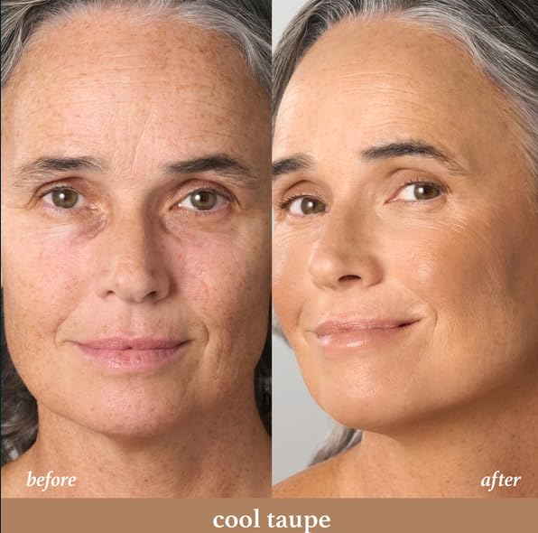 Skip The Brush Cream to Powder Bronzer Stick - Cool Taupe - 2-in-1 Cream Bronzer and Contour Stick for the Face - Blendable, Buildable, No Brush Beauty & Personal Care Julep