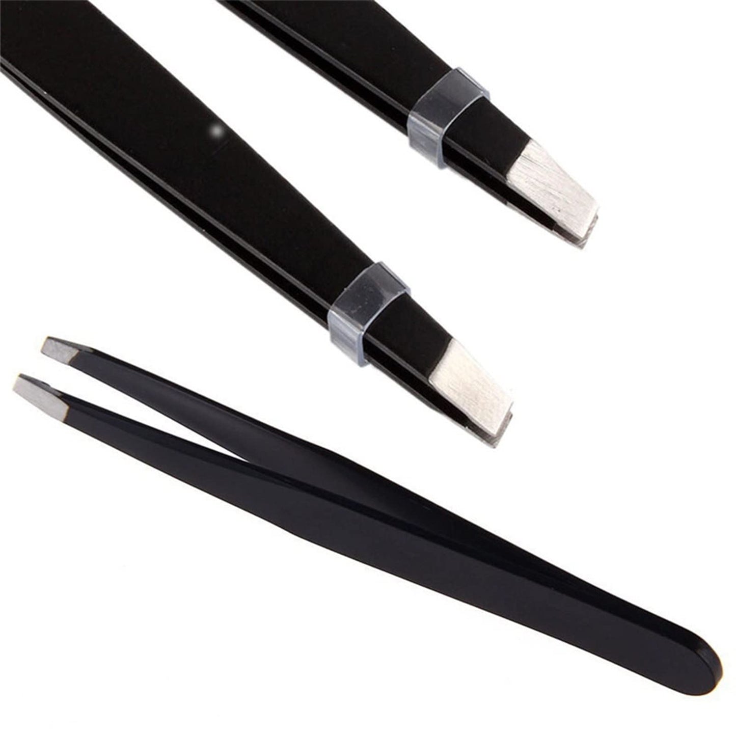 MENGKK Tweezers Stainless Steel Inclined Point Eyebrow Tweezers for Hair Removal Practical Makeup Tools for Women's Girls Beauty and Personal Care MENGKK