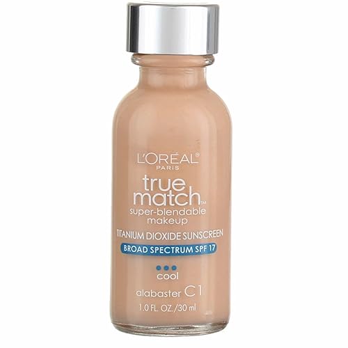 L'Oreal Paris True Match Super Blendable Makeup, Alabaster [C1] 1 oz (Pack of 2) Beauty & Personal Care L'Oreal Paris