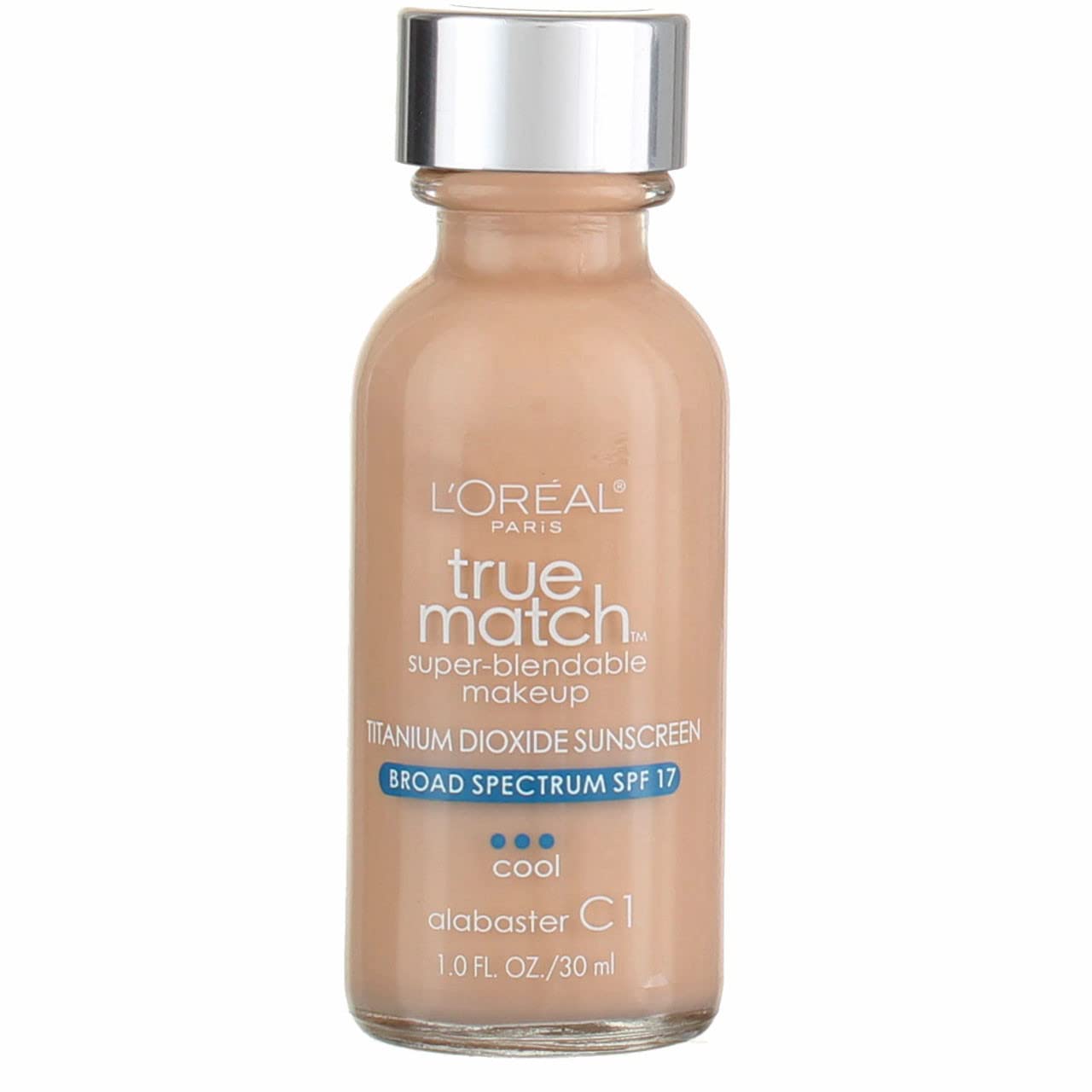 L'Oreal Paris True Match Super Blendable Makeup, Alabaster [C1] 1 oz (Pack of 2) Beauty & Personal Care L'Oreal Paris