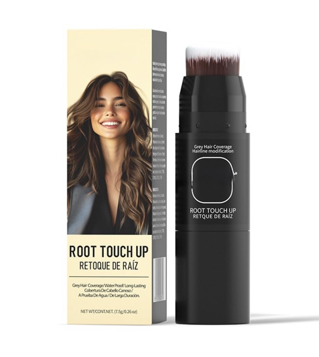 Root Touch Up Stick - Instant Gray Coverage for Women & Men, Conceals Hair Thinning Hair, Easy Application, Long-Lasting Formula, Perfect for Quick Beauty & Personal Care ABBASI & CO