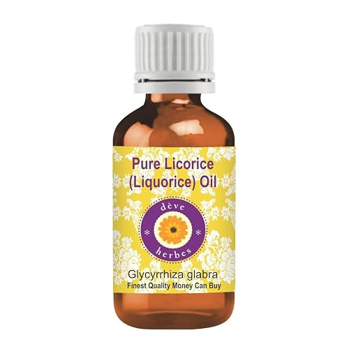 Deve Herbes Liquorice Oil (Glycyrrhiza glabra) | Infused | Pure | Non-Sticky | Lighweight | For Facial Care | Men & Women | 30ml (1 oz) Beauty & Personal Care dève herbes