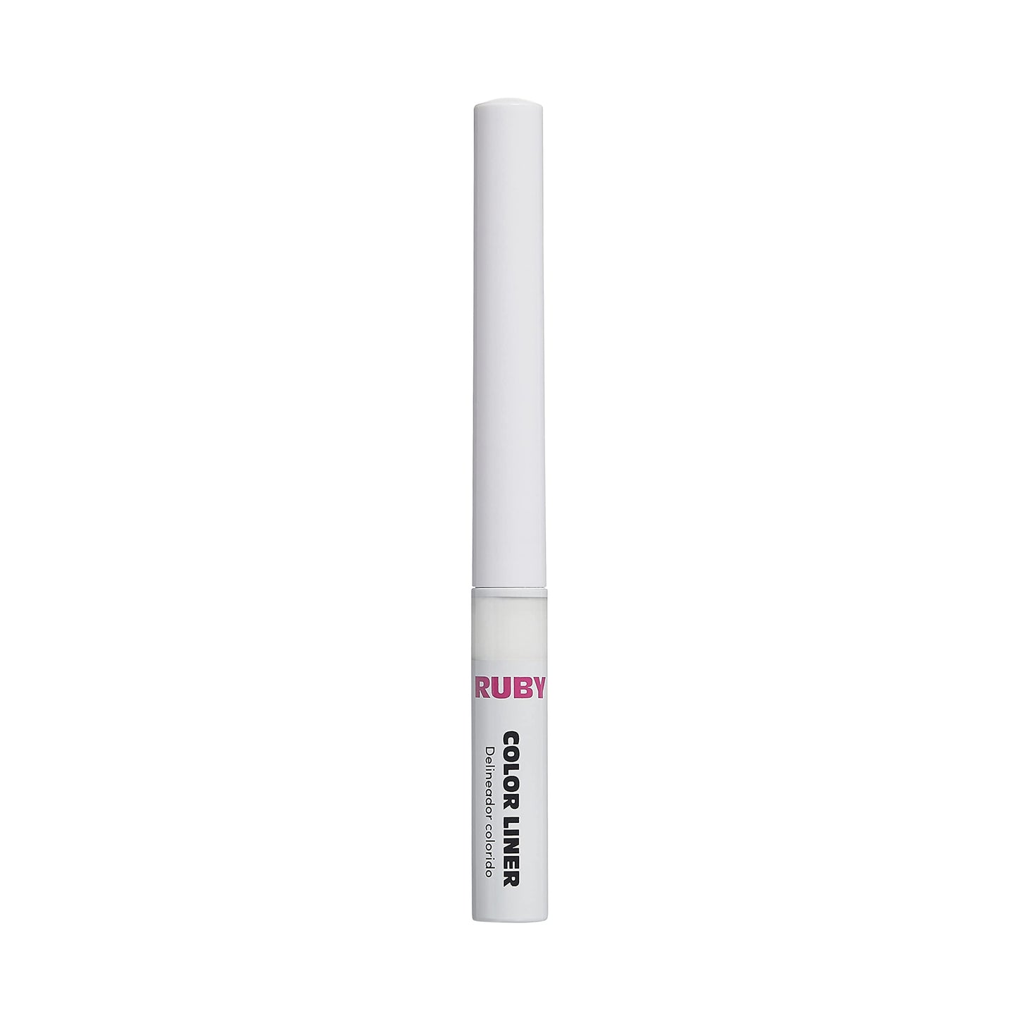 Ruby Kisses Color Liquid Eyeliner Water Resistant Long Lasting Eyeliner 3 ml (0.10 fl.oz.) (White) Beauty & Personal Care Ruby Kisses