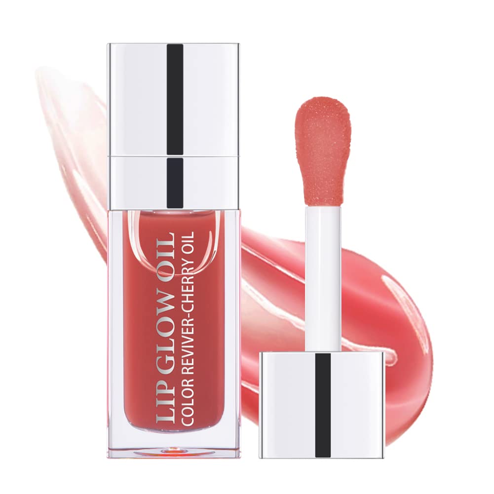 Rmoce Lip Oil, Hydrating Lip Glow Oil, Lip Plumper Gloss, Moisturizing Lip Oil, No-Sticky Transparent Plumping Lip Gloss, Lip Gloss Lip Balm Lip Care Beauty & Personal Care Rmoce