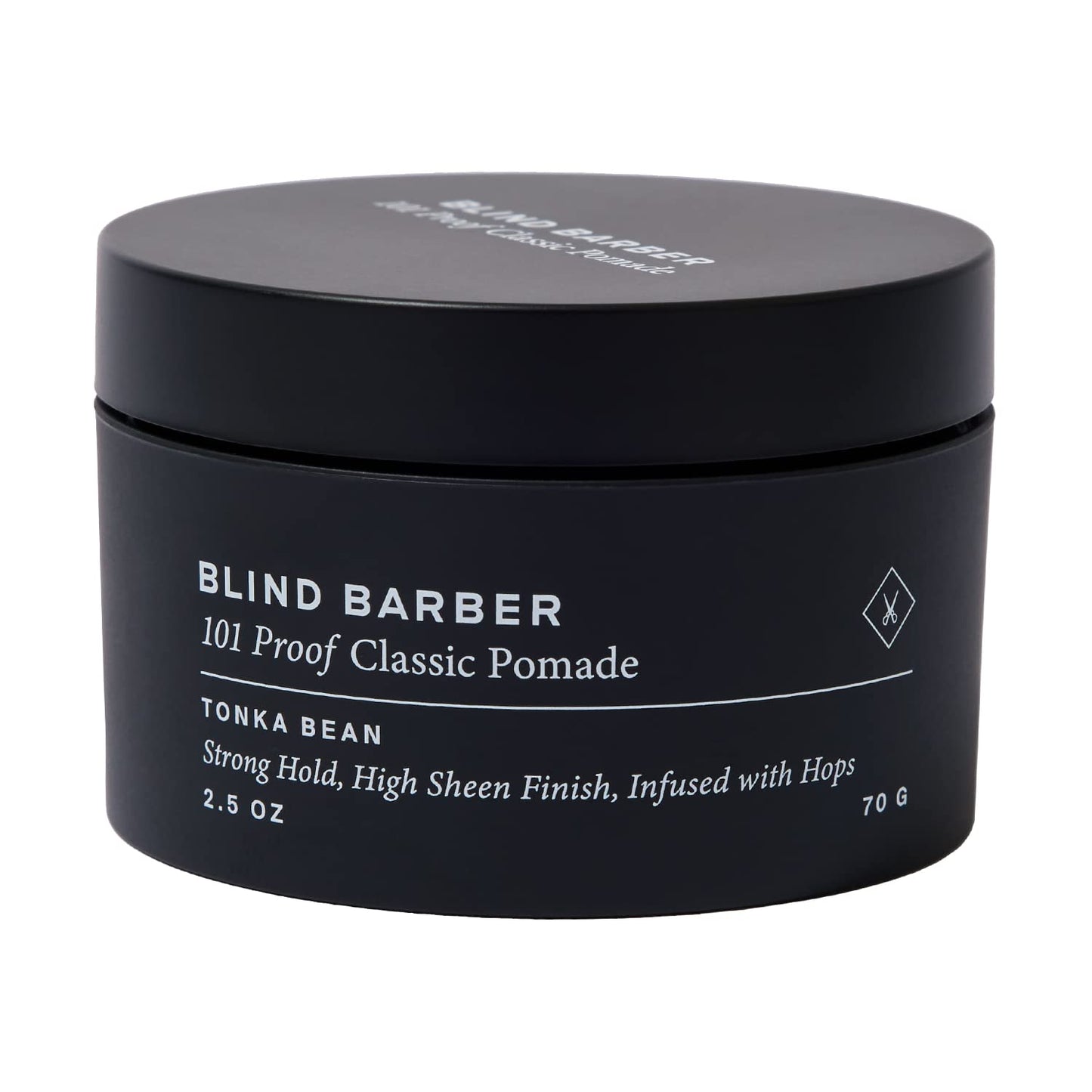 Blind Barber 101 Proof Classic Hair Pomade for Men - Water Based Pomade with Hops & Tonka Bean - Strong Hold & High Shine Finish - Paraben Beauty & Personal Care Blind Barber