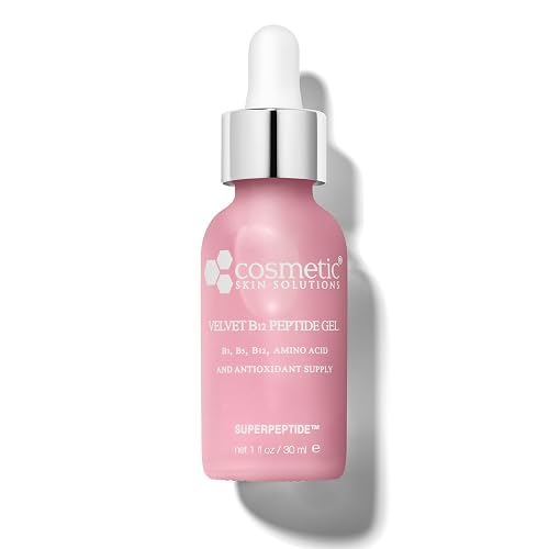 Velvet B12 Peptide Gel - Lightweight Hydrating Face Gel with Vitamin B12, Peptides & Amino Acids, Improves Collagen, Reduces Fine Lines & Dark Circles Beauty & Personal Care Cosmetic Skin Solutions